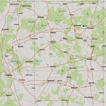 Kartenansicht unserer Autobahn