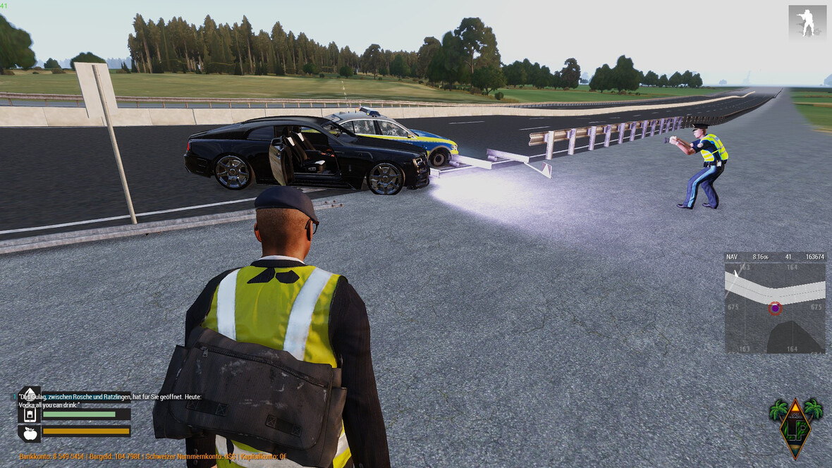 Unfall mit Vollsperrung der Autobahn...