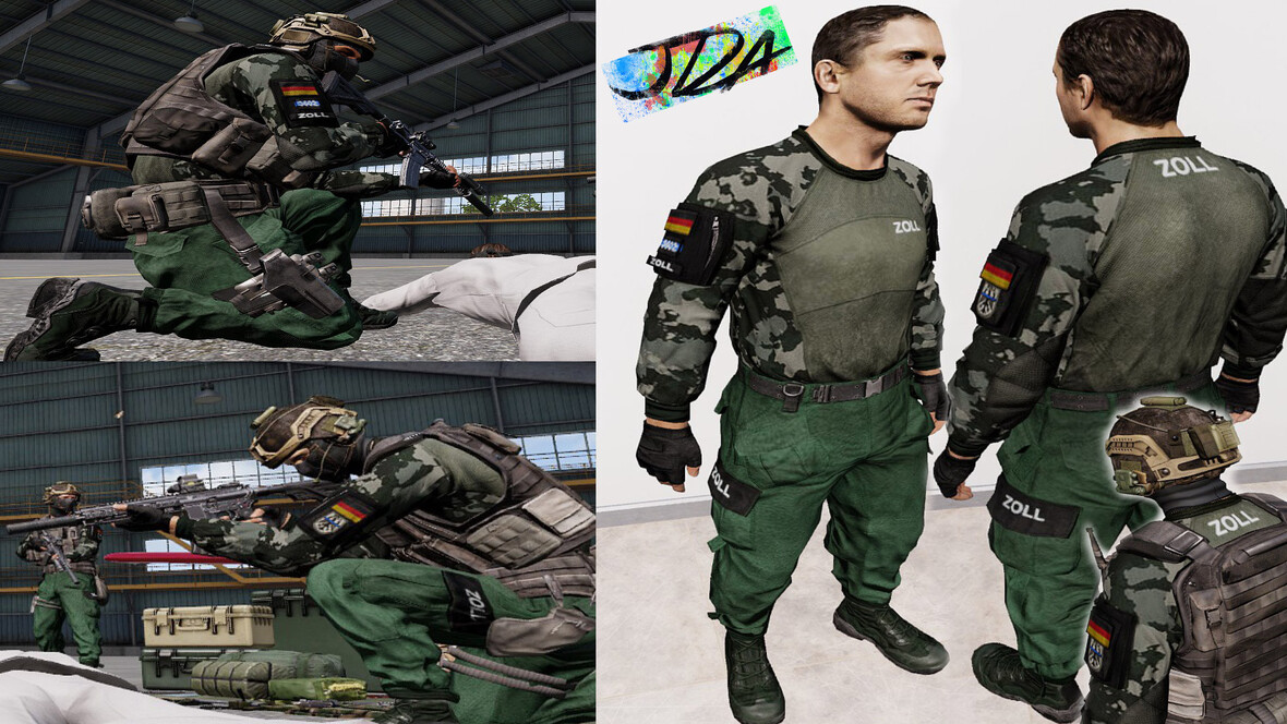 Zollfahndung-Uniform: Im Auftrag von  Eisenschmiede Gaming Polizei