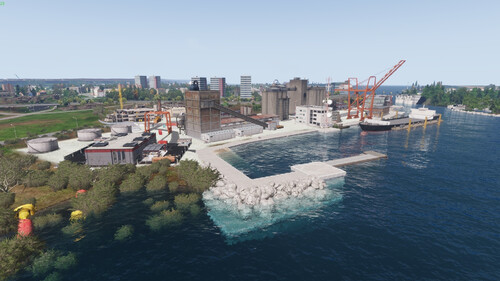 Großhändler und Verladehafen in Stralsund
