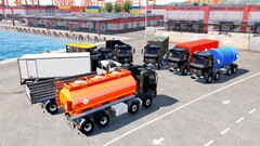 Mercedes Arocs 8x8 verschiedene Varianten