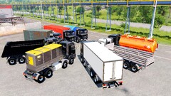Mercedes Arocs 8x8 verschiedene Varianten
