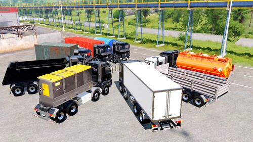 Mercedes Arocs 8x8 verschiedene Varianten